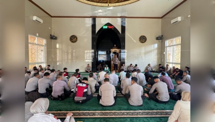 Sambut Hari Bhayangkara ke-79, Polres Gowa Gelar Doa dan Yasinan Penuh Khidmat di Masjid Al Gaffar