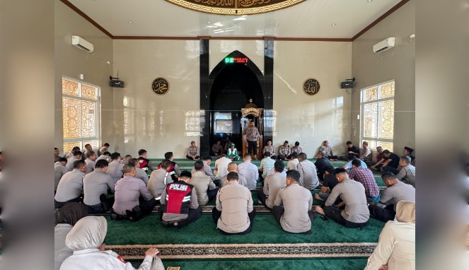 Sambut Hari Bhayangkara ke-79, Polres Gowa Gelar Doa dan Yasinan Penuh Khidmat di Masjid Al Gaffar