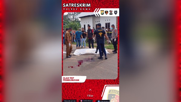 Dendam Berdarah di Gowa: Pria Tewas Ditikam di Siang Bolong
