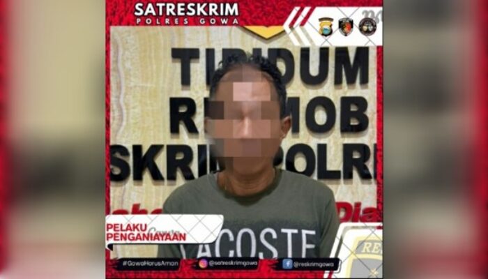 Resmob Polres Gowa Ringkus Pelaku Penganiayaan Bersenjata Parang