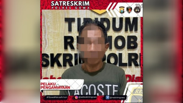 Resmob Polres Gowa Ringkus Pelaku Penganiayaan Bersenjata Parang