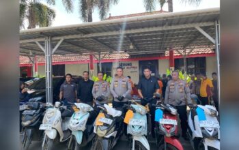 Polres Gowa Bongkar Sindikat Curanmor, Residivis Ditembak, Motor Dikembalikan ke Pemilik