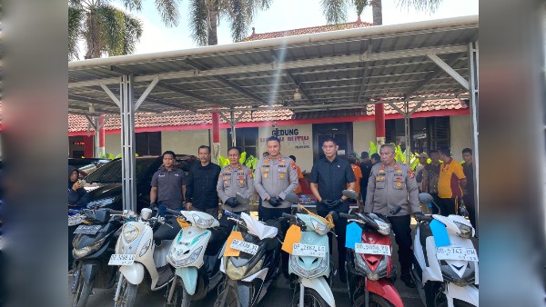Polres Gowa Bongkar Sindikat Curanmor, Residivis Ditembak, Motor Dikembalikan ke Pemilik