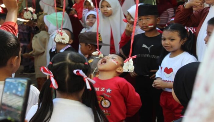 Karnaval HUT RI SDN Borong Makassar Meriah dan Penuh Kreativitas