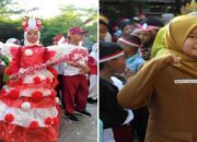 Semangat Merdeka! Anak-Anak SD Borong Tampil Kreatif di Karnaval HUT RI ke-80