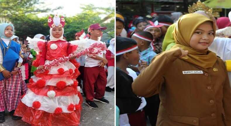 Semangat Merdeka! Anak-Anak SD Borong Tampil Kreatif di Karnaval HUT RI ke-80