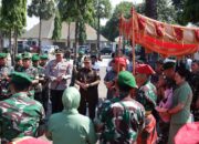 Sinergitas TNI-Polri Kokoh, Kapolres Gowa Hadiri Kunjungan Kerja Danrem 141/Toddopuli
