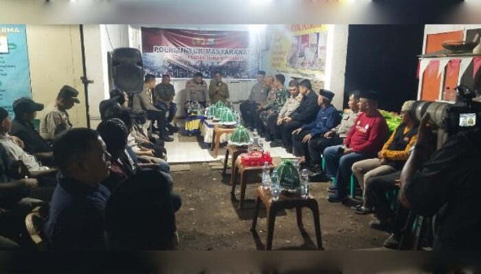 Patroli Kampung Perdana di Julukanaya, PJU Polres Gowa Turun Langsung Dengarkan Aspirasi Warga