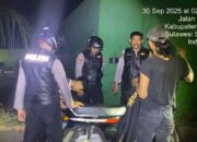 Unit Perintis Presisi Samapta Polres Gowa Intensifkan Patroli di Titik Rawan Kejahatan Jalanan