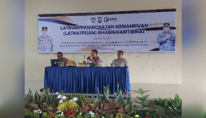 Latkatpuan Bhabinkamtibmas Gowa: Sinergi Humanis dan Teknologi Ciptakan Kamtibmas Kondusif