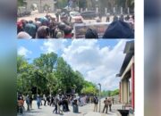 Ratusan Pemuda-Mahasiswa Geruduk Polda Sultra, Tuding Oknum Penyidik Diduga “Pesanan”