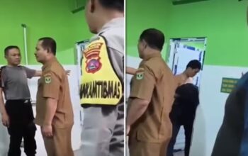 Oknum Guru SMA Padang dan pemuda dipergoki warga saat melakukan aksi di toilet masjid (Tangkapan layar video)