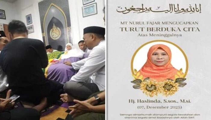 Innalillahi, Anggota DPRD Sulsel Haslinda Wahab Tutup Usia di RS Hermina