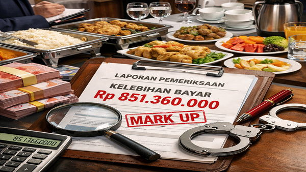 Vendor Jamuan Disorot, Dugaan Kelebihan Pembayaran Picu Desakan Hukum