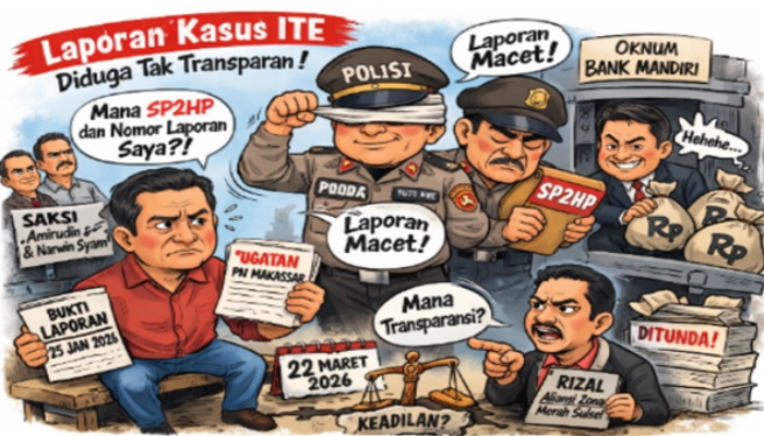 Sudah 2 Bulan Lebih, Laporan ITE Wandy Roesandy Jalan di Tempat Tanpa SP2HP