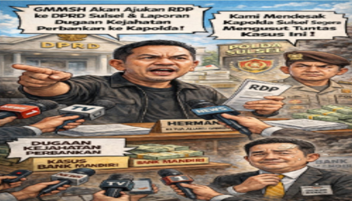 Kasus Wandy Roesandy Memanas, GMMSH Bidik DPRD dan Polda Sulsel