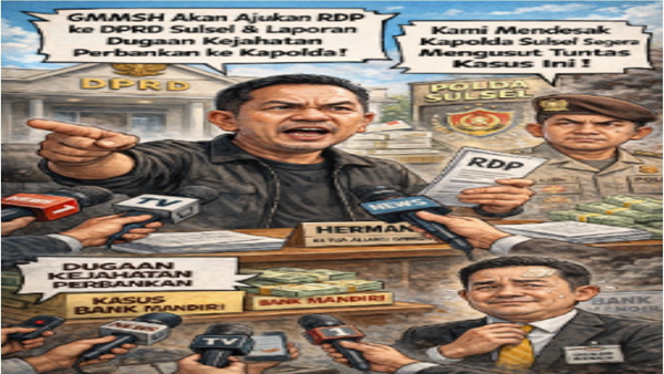 Kasus Wandy Roesandy Memanas, GMMSH Bidik DPRD dan Polda Sulsel