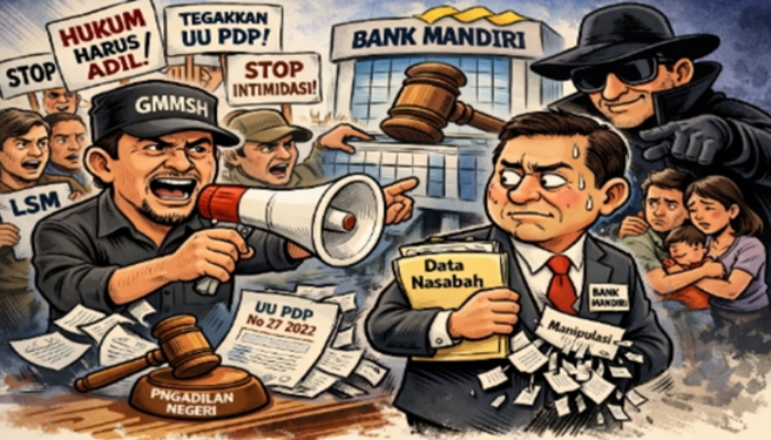 Dugaan Intimidasi dan Pelanggaran Data, Bank Mandiri Diseret ke Meja Hijau