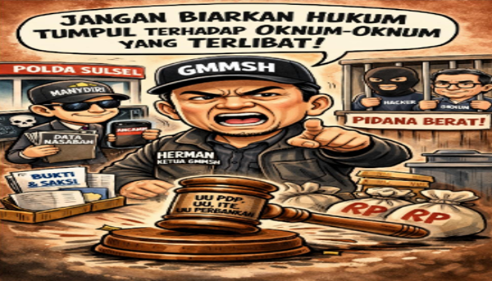 Dugaan Kejahatan Digital di Bank Mandiri, GMMSH: Jangan Ada Tebang Pilih!