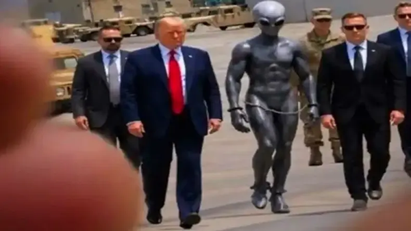 Trump Bikin Geger Usai Spill “Teman Alien”, Dunia Maya Langsung Panas