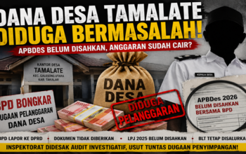 Dana Desa Jadi Bara, BPD Bongkar Dugaan Kejanggalan Pengelolaan Anggaran Tamalate