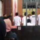 Suasana persidangan kasus narkotika di Pengadilan Negeri Makassar yang mendengarkan tanggapan penasihat hukum terdakwa atas Replik Jaksa Penuntut Umum.