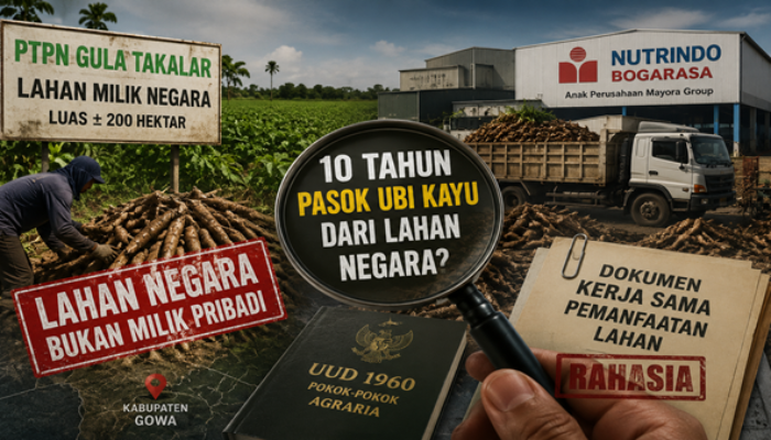 200 Hektare Lahan PTPN Takalar Disorot, Dugaan Ketertutupan Pengelolaan Mulai Dipersoalkan
