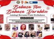 Sambut HUT RI Ke-81, TISI Luncurkan Antologi Puisi Dwi Bahasa “Bahasa Darahku”