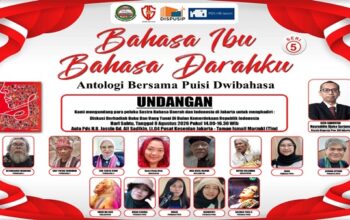 Sambut HUT RI Ke-81, TISI Luncurkan Antologi Puisi Dwi Bahasa “Bahasa Darahku”