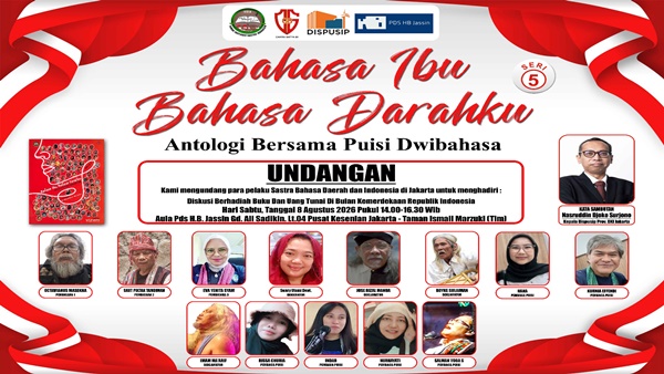 Sambut HUT RI Ke-81, TISI Luncurkan Antologi Puisi Dwi Bahasa "Bahasa Darahku"