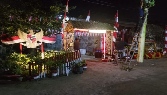 HUT RI ke-81, Semarak Budaya Jawa dan Reog Warnai Gang Abbas Deli Serdang