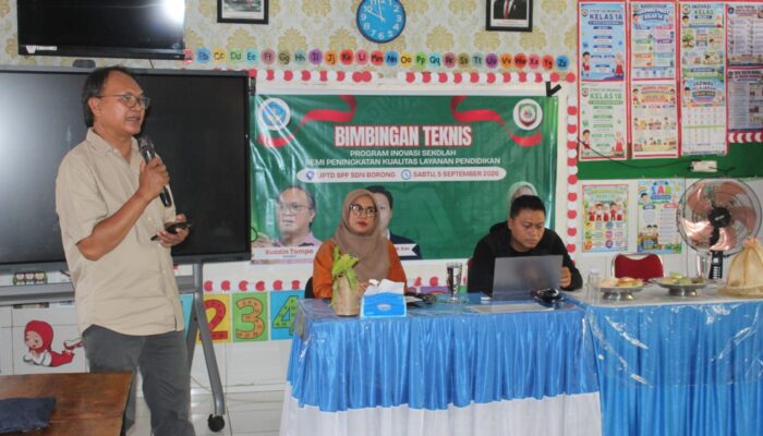 Rusdin Tompo dan Ikrom Gebrak Bimtek Inovasi di SDN Borong Makassar