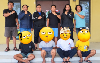 Polsek Lau Amankan Empat Terduga Komplotan Pelaku Pencurian Ternak