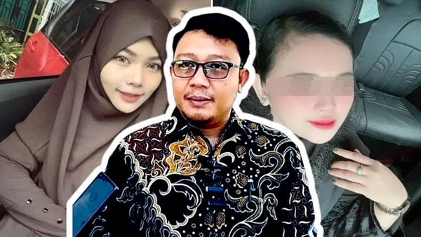 Foto kolase -  Owner RA Skincare (kiri) Kuasa Hukum Owner RA Skincare, Wawan Nur Rewa (tengah), dan Owner Skincare AHA (kanan)