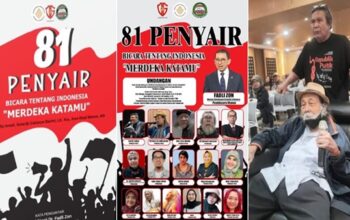 Ketua Taman Inspirasi Sastra Indonesia (TISI) Octavianus Masheka (Bung Octa) bersama Penyair Sutardji Calzoum Bachri dalam suatu acara sastra di PDS.HB.Jassin, TIM, Jakarta, belum lama ini. (Foto : Lasman Simanjuntak)