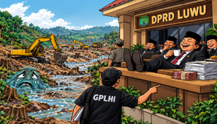 Fungsi Pengawasan DPRD Luwu “Sontoloyo” Alam Dirusak Praktik PETI